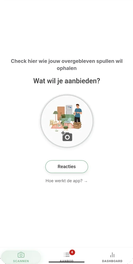 Cirqo app: een foto maken van een product